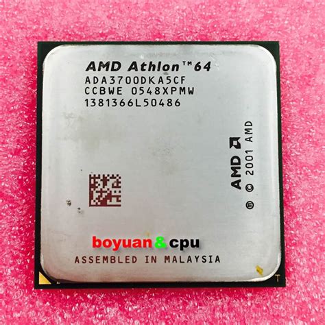 Amd Athlon 64 3700 22 Ghz Single Core Cpu Processor Ada3700dka5cf