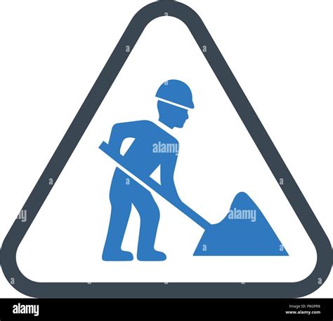 Digging Sign Icon Stock Vector Image And Art Alamy
