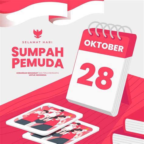 Selamat Hari Sumpah Pemuda Means Happy Indonesian Youth Pledge