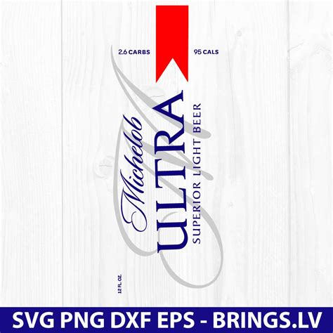 Michelob Ultra Logo Svg Dxf Png Eps Cut Files For Cricut