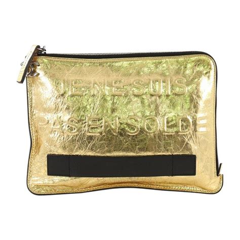 Chanel Feminine Pouch Crinkled Leather Medium For Sale At 1stdibs