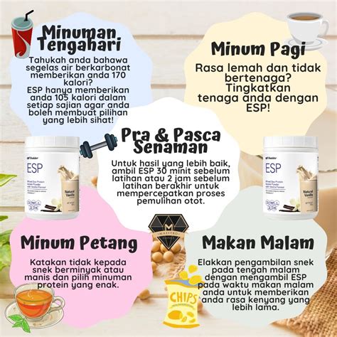 Jadi, ini adalah waktu sesuai minum susu: Waktu Sesuai Minum ESP Shaklee - Eina Md Ali - Pengedar ...