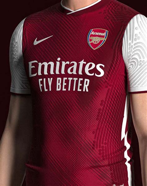 Exceptional 3d Render Quality Nike Arsenal 2020 2021 Kit Concept