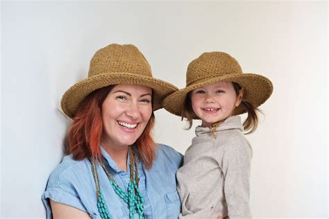Matching Mother Daughter Hat Set Etsy