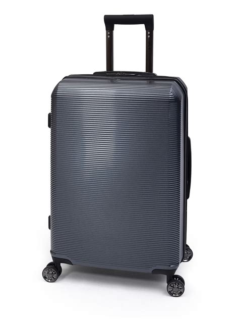 Ifly Hard Sided Luggage Future 24 Checked Luggage Steel Blue