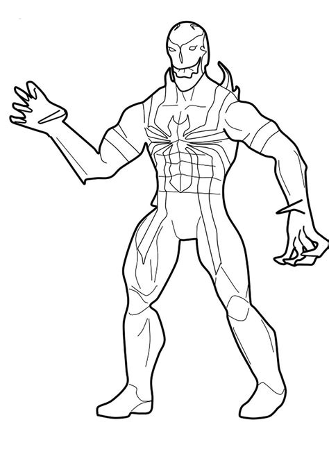 Venom coloring pages. Printable coloring pages for Boys