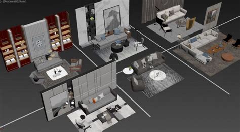 Chairs, tables, sofas, beds, cabinets. 3D Model Sofa 170 Free Download By DoanNguyen