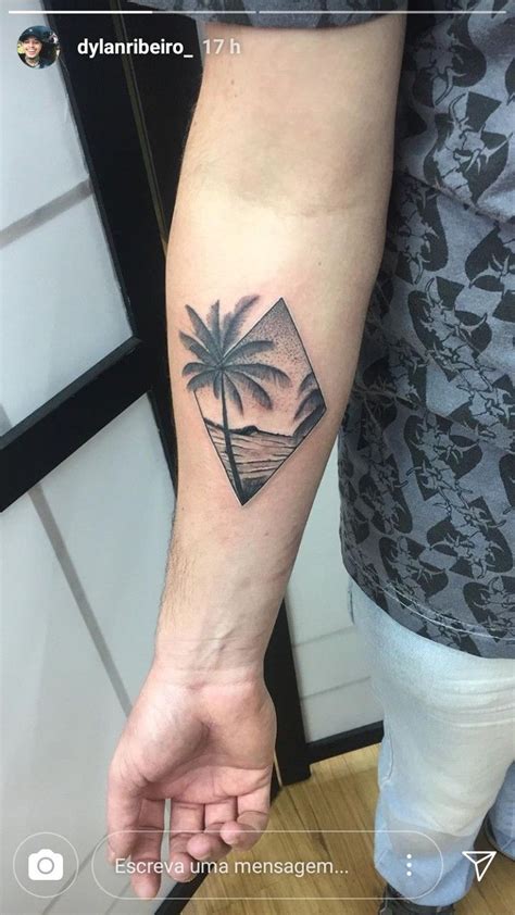 Beachy Tattoos Sunset Tattoos Palm Tattoos Forearm Tattoos Cool Tattoos Tattoo Sleeve