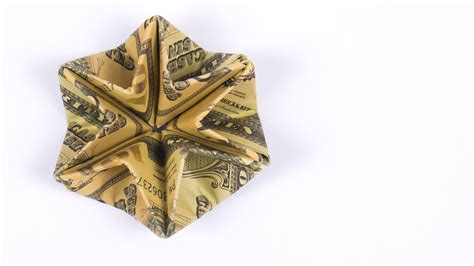 Money origami Christmas STAR ⭐️ Making an origami star with Dollars - YouTube