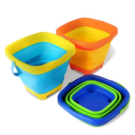 Buy Kidtion Beach Toys Buckets Collapsible Buckets For Kids Camping