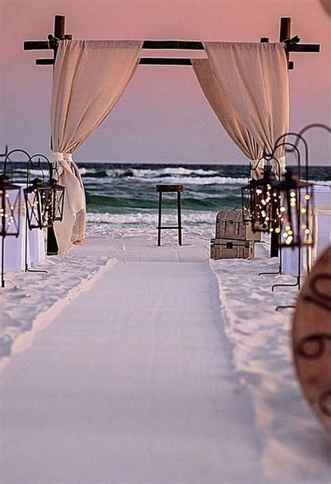 Beach Wedding Is For Sure Of The Most Romantic With All The Aesthetic