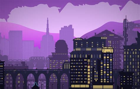 Pixel City Wallpapers Top Free Pixel City Backgrounds