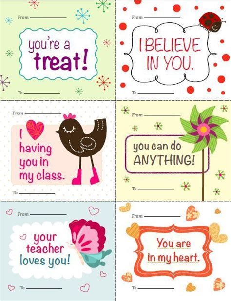 Valentine's day comes around and love is in the air, as the famous song says.but the holiday has gone far beyond the celebration of romantic love and is now a considered. FREE printable Valentines for students from teacher ...