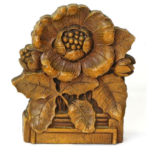 Leafy Floral Bookends Syroco Ca 1930 40 From Sweetpeacottage On Ruby