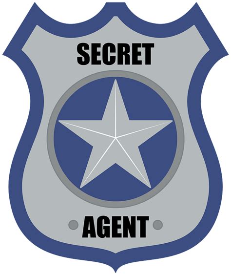 Secret agent badge clipart. Free download transparent .PNG | Creazilla