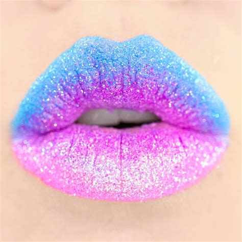 Start by prepping your lips for color by exfoliating and moisturizing them, then add color with your favorite. Pretty pink Glitter Lips - #glitter #glitterlips #pinklips ...