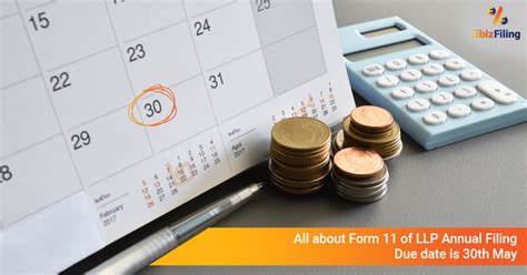 Income tax return due date. Form 11 of LLP Annual Filing-Due date is 30th May | Ebizfiling