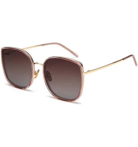 Oversized Square Polarized Sunglasses For Women Brand Designer Shades