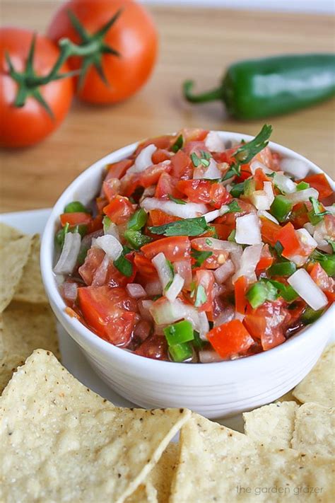 Salsa Fresca Recipe Pico De Gallo The Garden Grazer