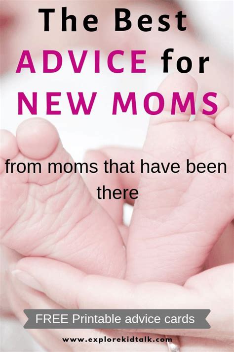 The Best Advice For New Moms From Women That Have Been There Advice