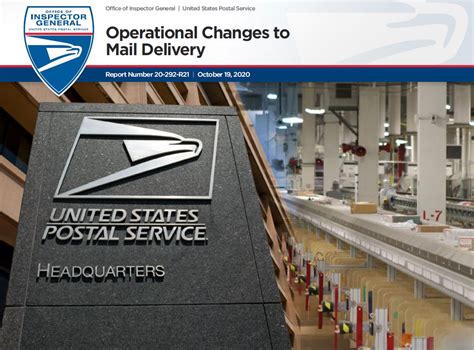 An international money order is printed out with only the dollar amount filled in, and all other fields are left blank. USPS OIG Report: Operational Changes to Mail Delivery ...