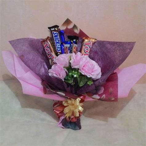 Beat butter and peanut butter in a large mixing bowl with an electric mixer on medium to high speed for 30 seconds. Mirza Simply Craft : COKLAT BOUQUET MURAH
