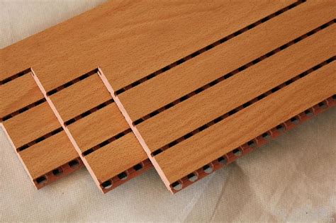 Studio Room Wooden Grooved Acoustic Panel Mdf Board Fireproof Melamine