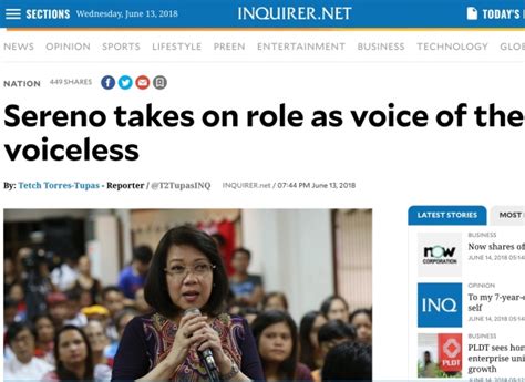 Sereno Interview On Bbc What Did The Inquirer See Or Hear That Most Of