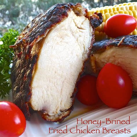 Remove the chicken from the brine and pat dry with paper towels. Honey-Brined Fried Chicken Breasts - I never knew boneless ...