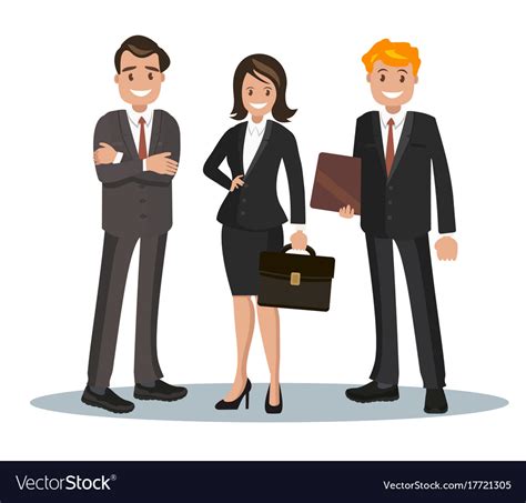 Office Staff Cartoon Images Office Staff Flat Design Royalty Free