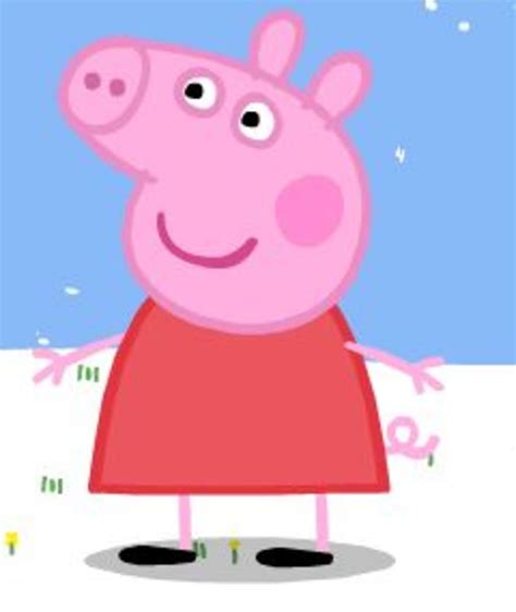 How To Draw Peppa Pig With Photos Feltmagnet