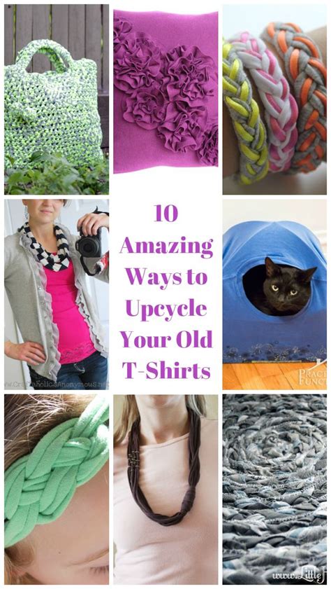 10 Amazing Ways To Upcycle Your Old T Shirts Old T Shirts Upcycled