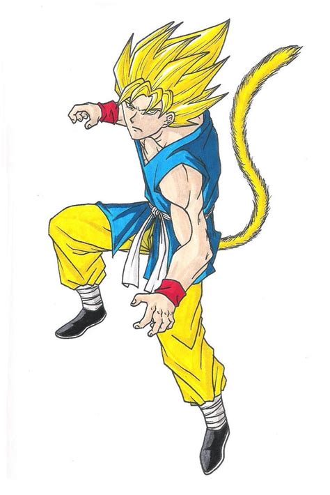 Adult Goku Super Saiyan Gt By Renow54 On Deviantart