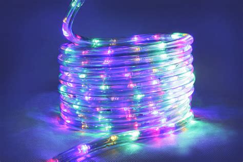Led rope lights are an easy and affordable way to decorate your home or business with beautiful our led rope lights feature colored bulbs and clear tubing, which makes them brighter and more. Opus Lighting Technology 10 Meter Multi Colour LED Rope ...