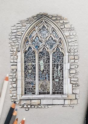 When making leaded stained glass, the first pieces of stained glass lead came to cut are the edge vertical and horizontal ones. Drawings of Architectural Details and Buildings en 2020 ...
