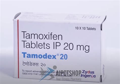 Buy Tamodex (Tamoxifen) 20 mg 100 tablet online - aipctshop.com