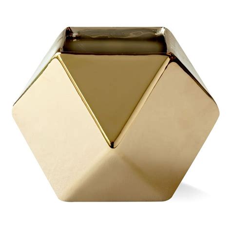 Gold Prism Vase Lrg Clearance 399 Each At Home Store Decorating