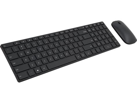 Microsoft Designer Bluetooth Desktop Keyboard And Mouse Black Utra