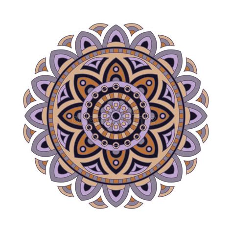 Ornament Round Mandalas In Vector Abstract Design Circle Element