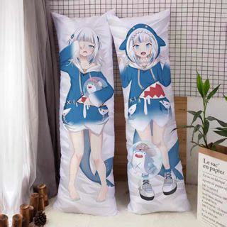Anime Decorating Pillow Case Vtuber Gawr Gura Dakimakura Double Side