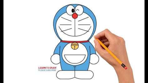 How To Draw Doraemon Step By Step Easy For Kids Youtube
