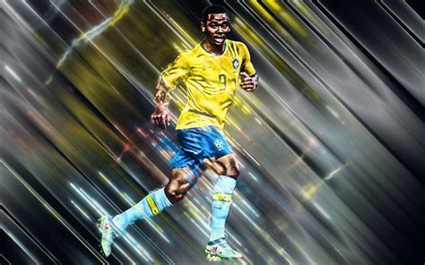 Download Wallpapers Gabriel Jesus 4k Brazilian Football Player
