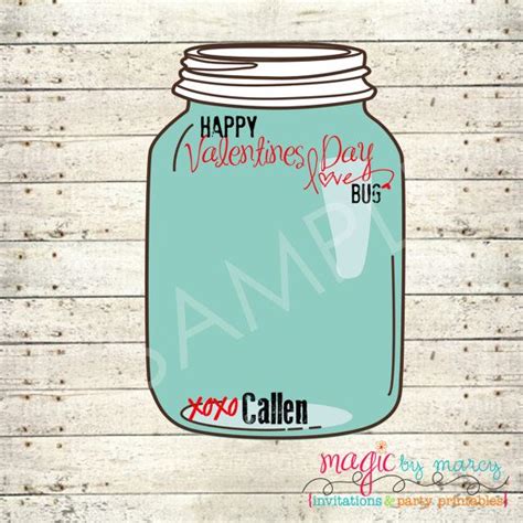 Feb 24, 2020 · easy mason jar vase with burlap. Custom printable Valentines print at home and add your ...