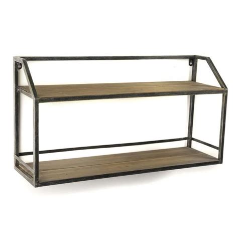Comment monter une étagère métallique murale sans perceuse ? Fir Étagère murale 2 tablettes - Achat / Vente etagère ...