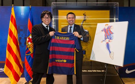 Futbol club barcelona femení is a women's football team from barcelona founded as club femení barcelona in 1988. The creator of 'Captain Tsubasa' Yoichi Takahasi comes to ...