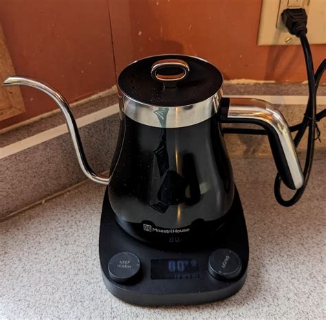 Maestri House Electric Gooseneck Kettle Review Hot Water With A Few