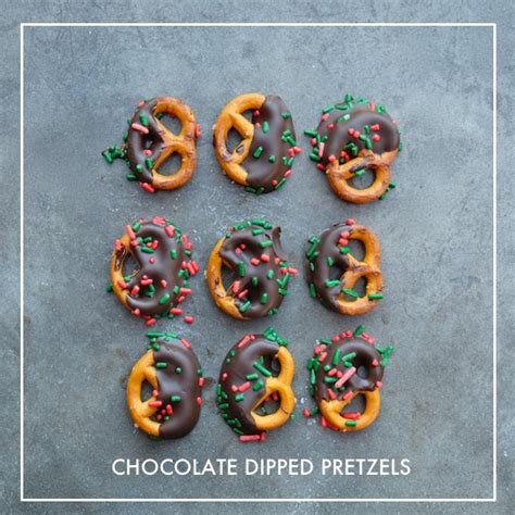Chocolate Dipped Pretzels Shutterbean