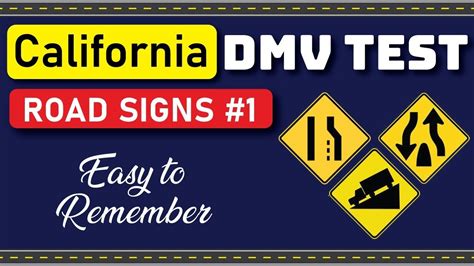 Road Signs Practice Test 1 California Dmv Written Test 2023