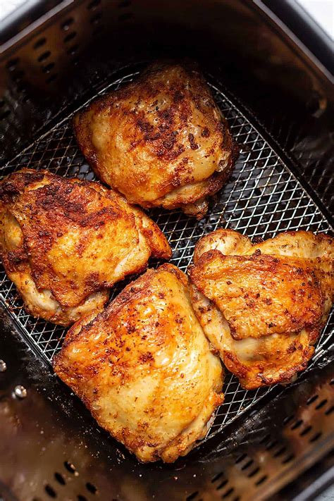 Air Fryer Chicken Thighs Super Crispy • Low Carb With Jennifer