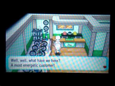 Go to snowpoint city and take the boat south of here. Pokemon Omega Ruby and Alpha Sapphire How To Get a Bike ...